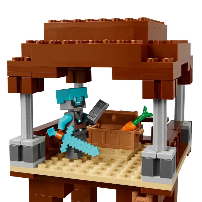 lego-minecraft-pillageroutpostravager-tower