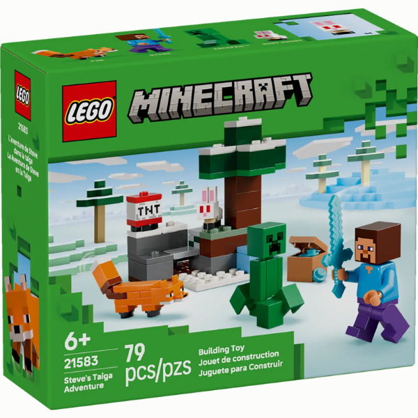 LEGO® Minecraft® 21583 Steve's Taiga Adventure
