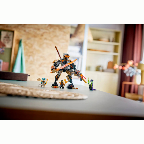 LEGO® NINJAGO® 71854 Cole's Mission Mech & Dragon Zane