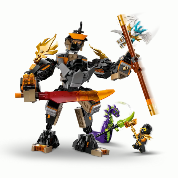 LEGO® NINJAGO® 71854 Cole's Mission Mech & Dragon Zane