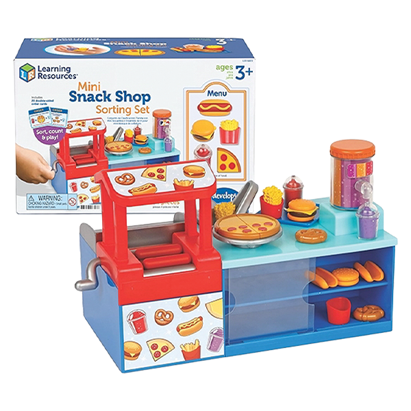 Learning Resource Mini Snack Shop Sorting Set