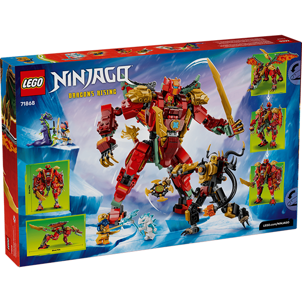 LEGO NINJAGO 71868 Wyldfyres Transforming Dragon Mech