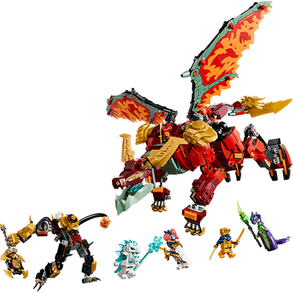 LEGO NINJAGO 71868 Wyldfyres Transforming Dragon Mech