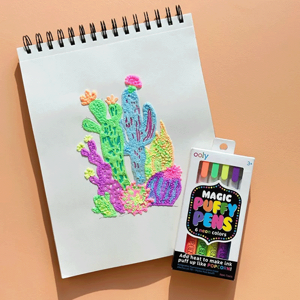 Ooly Magic Puffy Neon Pens