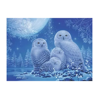 Ravensburger Glow in the Dark: Owls in the Moonlight - 500 Piece Puzzle