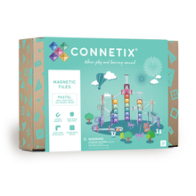 Connetix Magnetic Tiles Pastel Ball Run Pack - 106 Pieces
