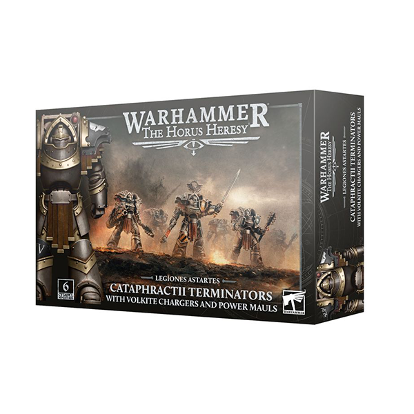 Warhammer The Horus Heresy: Cataphractii Terminators with Volkite Chargers and Power Mauls