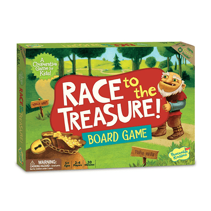 Peaceable Kingdom Race to the Treasure Board Game