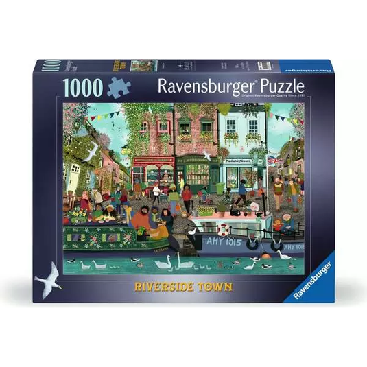 Ravensburger Riverside Town 1000 Piece Puzzle