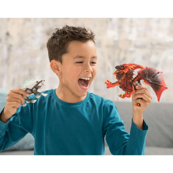 schleich-snowwolf-fight