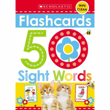 50 Sight Words Flashcards: Scholastic Early Learners