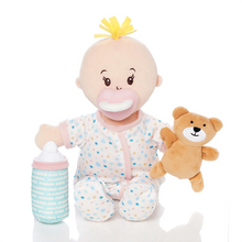 Manhattan Toy Love, Stella Sleepy Time Set Peach Doll with Blonde Tuft