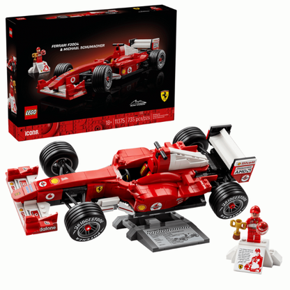 LEGO® ICONS™ 11375 Ferrari F2004 & Michael Schumacher