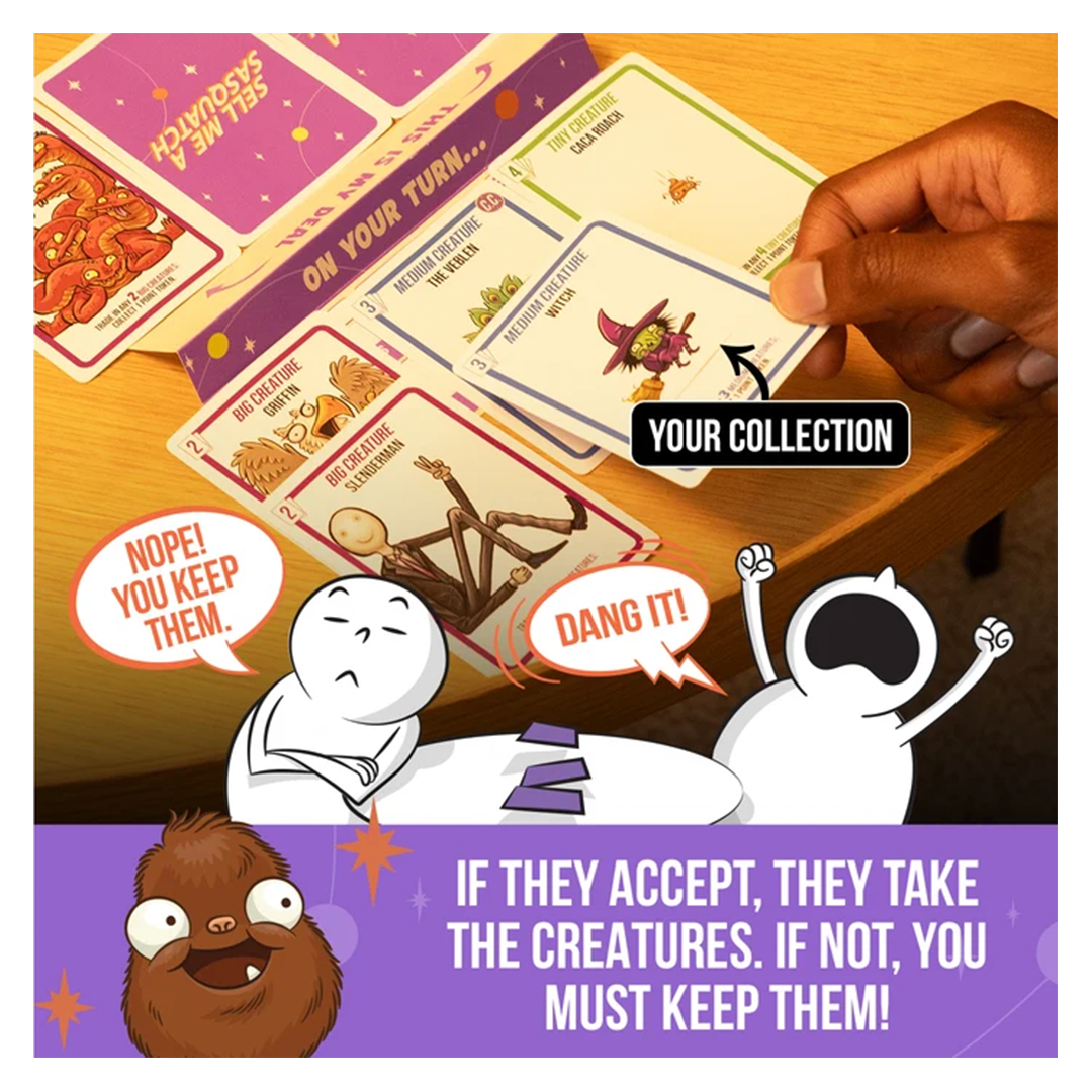 Exploding Kittens Sell Me a Sasquatch