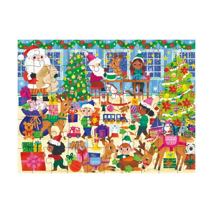 Crocodile Creek Santa's Workshop 50-Piece Puzzle