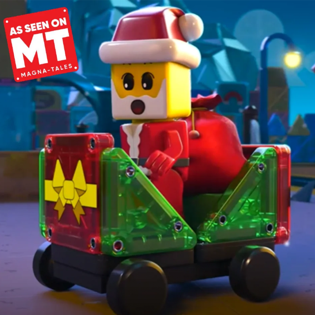Magna-Tiles microMAGS Advent Calendar 34 Piece Set