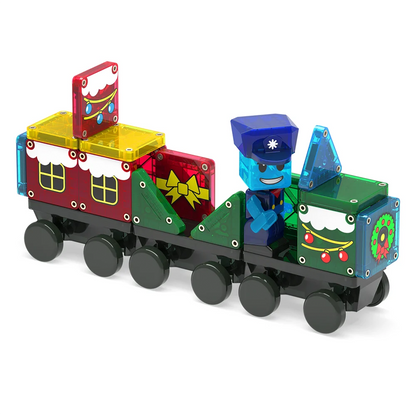 Magna-Tiles microMAGS Advent Calendar 34 Piece Set