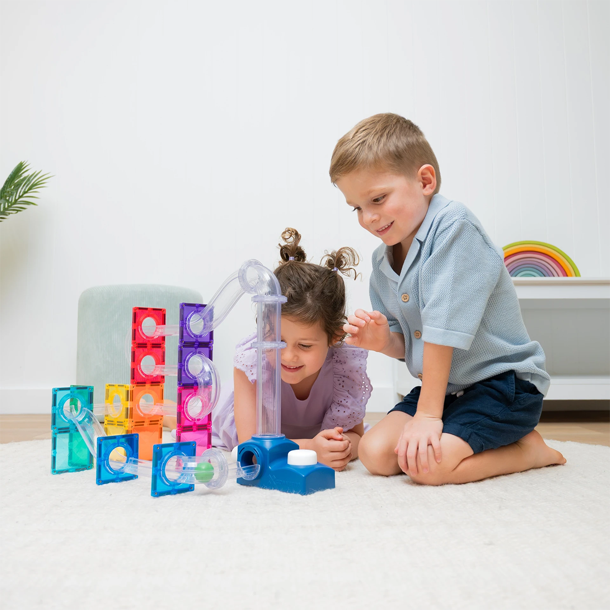 Connetix Ball Run Launcher Pack 47-Piece Set