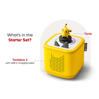 Tonies Pokemon Pikachu Toniebox 2 Starter Set Lightning Yellow