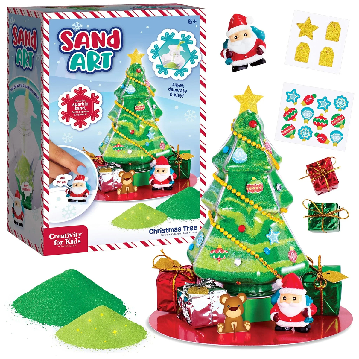 Creativity for Kids Holiday Sand Art Tree