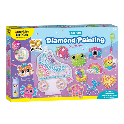 Creativity for Kids Big Gem Diamond Painting Deluxe Set