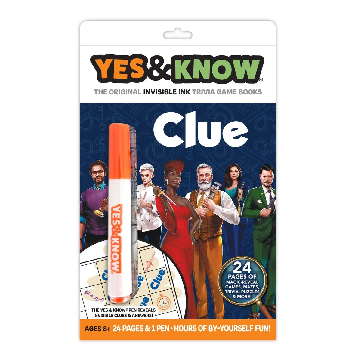 Yes & Know Invisible Ink Game Book Clue