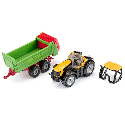 SIKU JCB Tractor with Strautmann Spreader