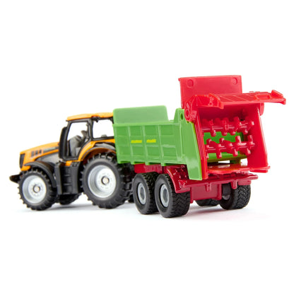 SIKU JCB Tractor with Strautmann Spreader