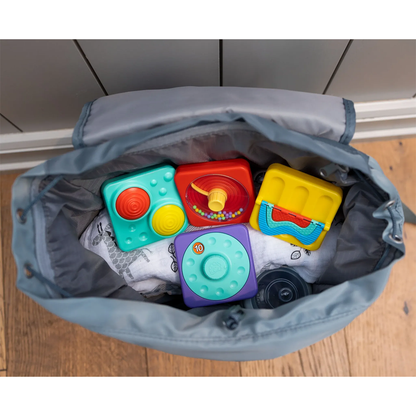 Fat Brain Toys PlayTab Sensory Tile Set 6 Bilingual