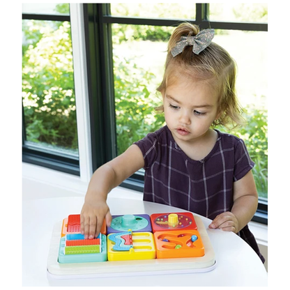 Fat Brain Toys PlayTab Sensory Tile Set 6 Bilingual
