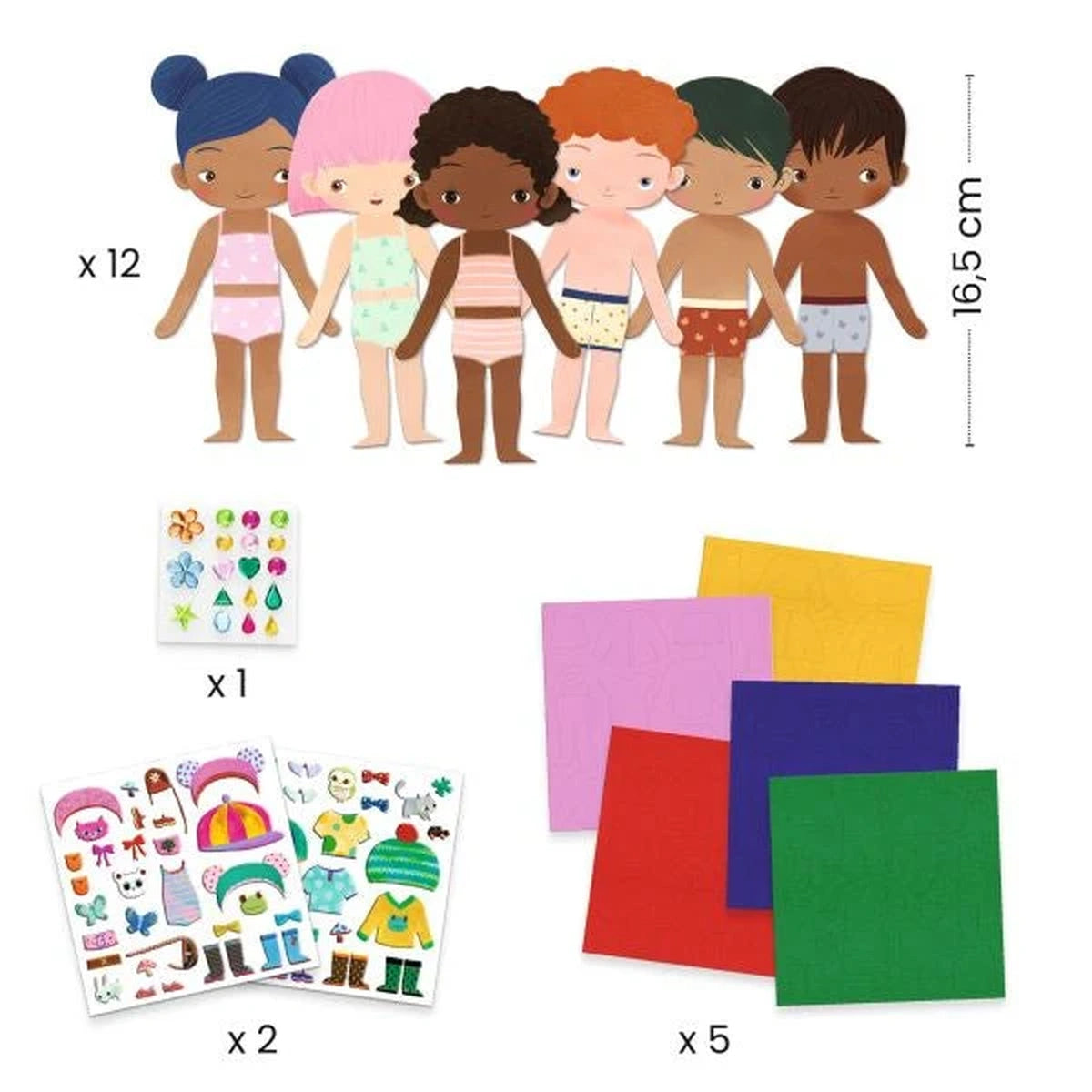Djeco Soft Dress-Up Collage Kit
