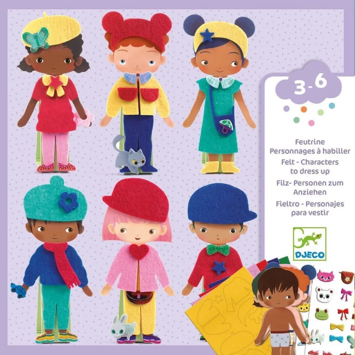 Djeco Soft Dress-Up Collage Kit