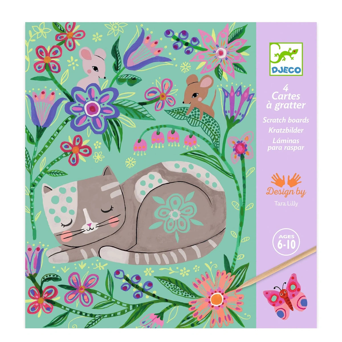 Djeco Encounters Scratch Cards