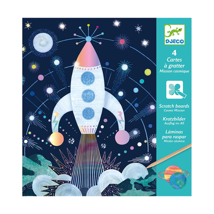 Djeco Cosmic Mission Scratch Cards