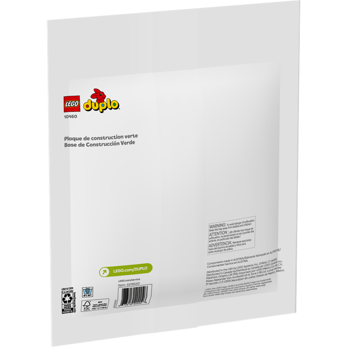 LEGO® DUPLO® 10460 Green Building Plate