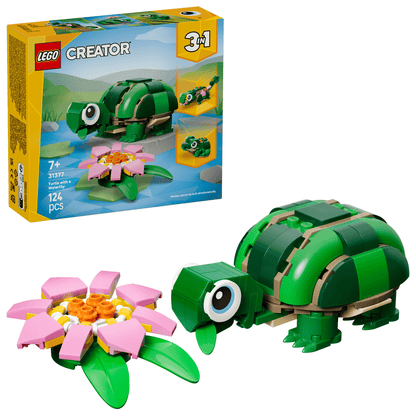 LEGO® Creator 3 in 1 31377 Turtle with a Water Lily Flower