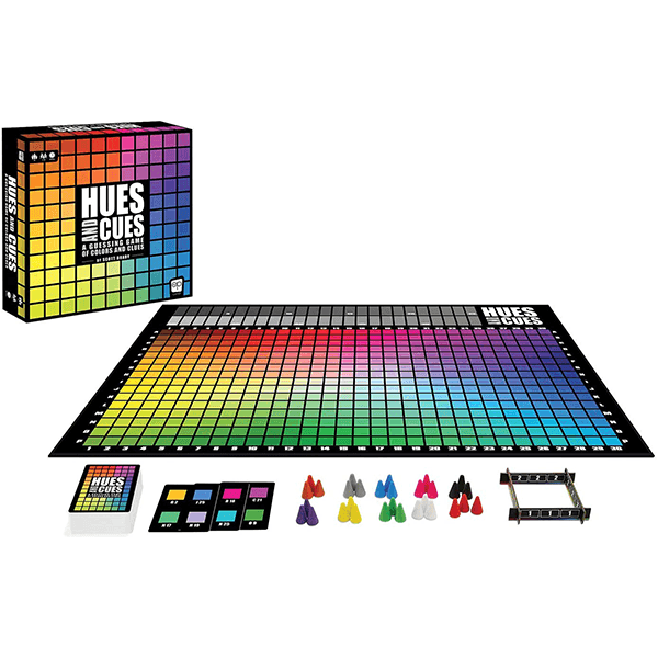 Usaopoly Hues and Cues Game (Multilingual Edition)