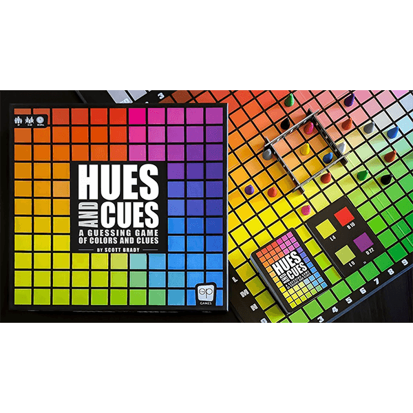 Usaopoly Hues and Cues Game (Multilingual Edition)