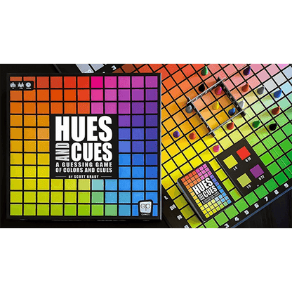 Usaopoly Hues and Cues Game (Multilingual Edition)