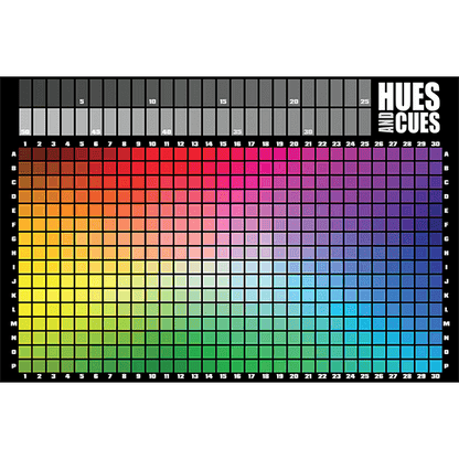 Usaopoly Hues and Cues Game (Multilingual Edition)