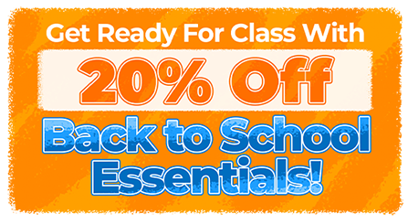 Save 20% Off Select Back-to-School Essentials!