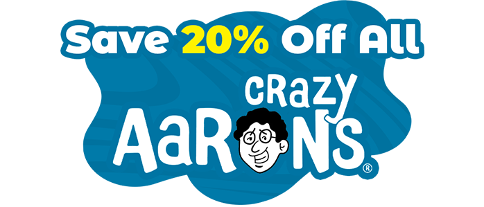 Save 20% Off All Crazy Aaron Products! 