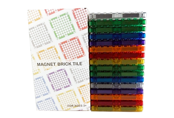 Magnet Brick Tile 16 Piece Set