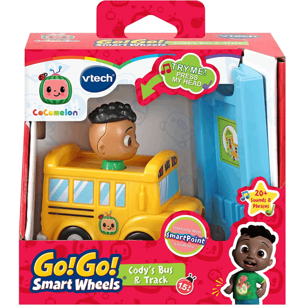 VTech CoComelon Go! Go! Smart Wheels Cody’s Bus & Track