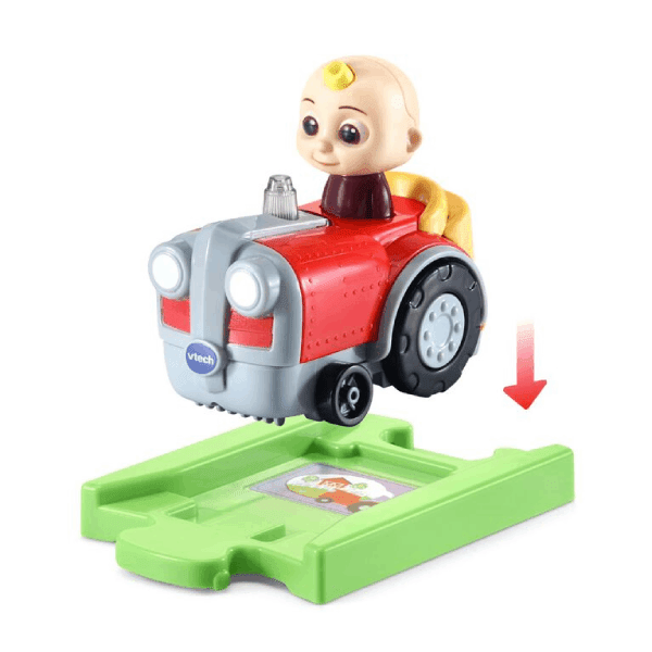 VTech CoComelon Go! Go! Smart Wheels JJ's Tractor and Track