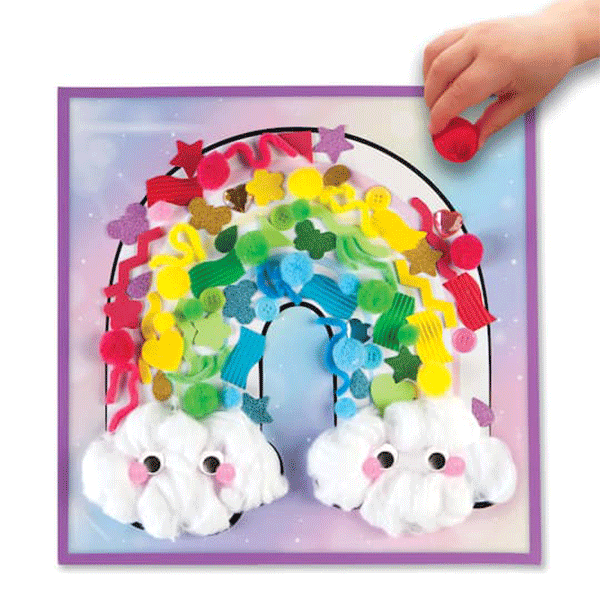 Creativity for Kids Sticky Wall Art Rainbow