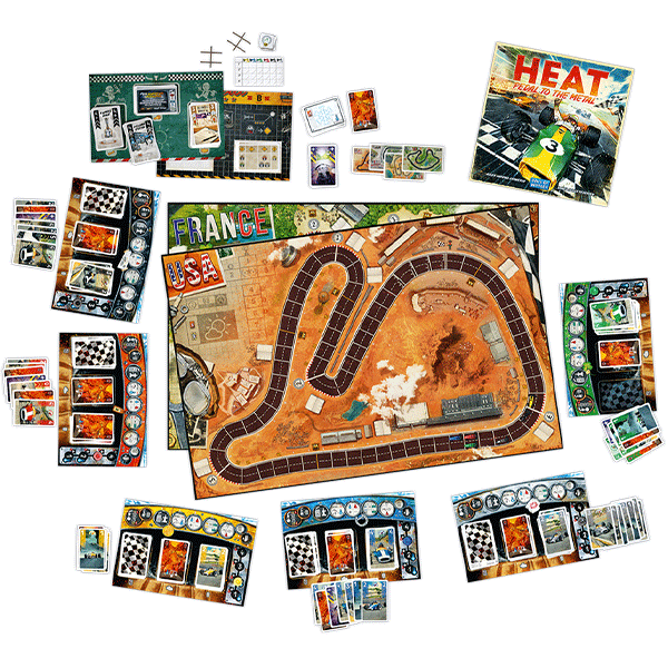 Days of Wonder: Heat - Pedal to the Metal Game