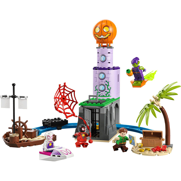 Discontinued LEGO® Marvel 10790 Team Spidey at Green Goblin's Lighthouse