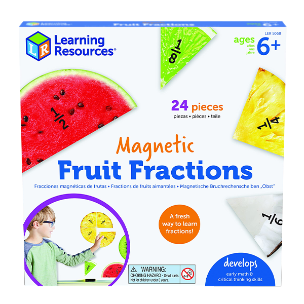 Learning Resources Magnetic Fruit Fractions