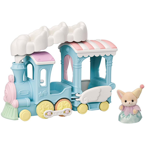 Calico Critters Floating Cloud Rainbow Train